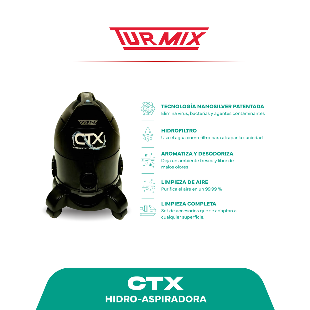 Hidro Aspiradora CTX Turmix – Turmix de México