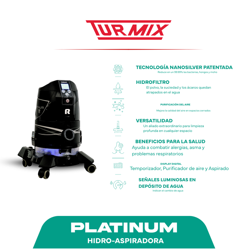 Hidro Aspiradora Platinum Turmix – Turmix de México
