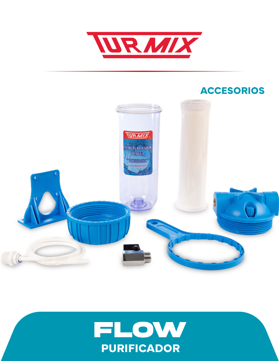 Purificador de Agua Modelo Flow (bajo tarja) TURMIX