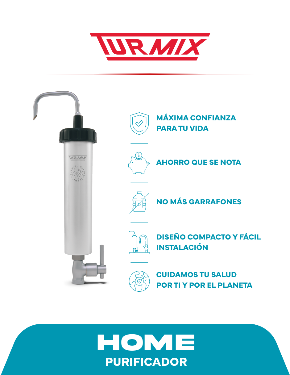 Purificador de Agua Modelo: HK Domestico