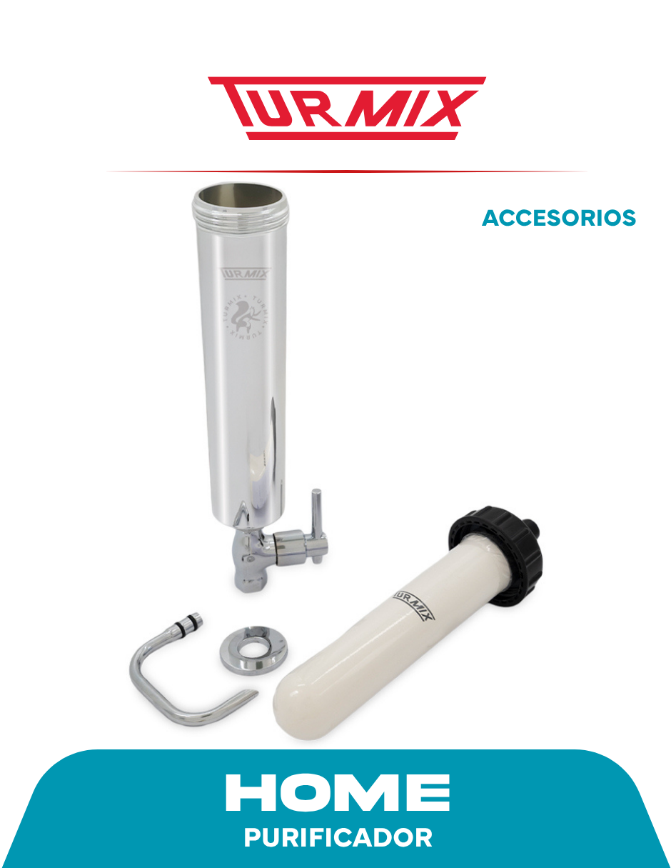 Purificador de Agua Modelo Home (sobre Tarja) TURMIX