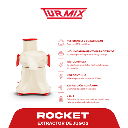 Extractor de Jugos Rocket 3 en 1